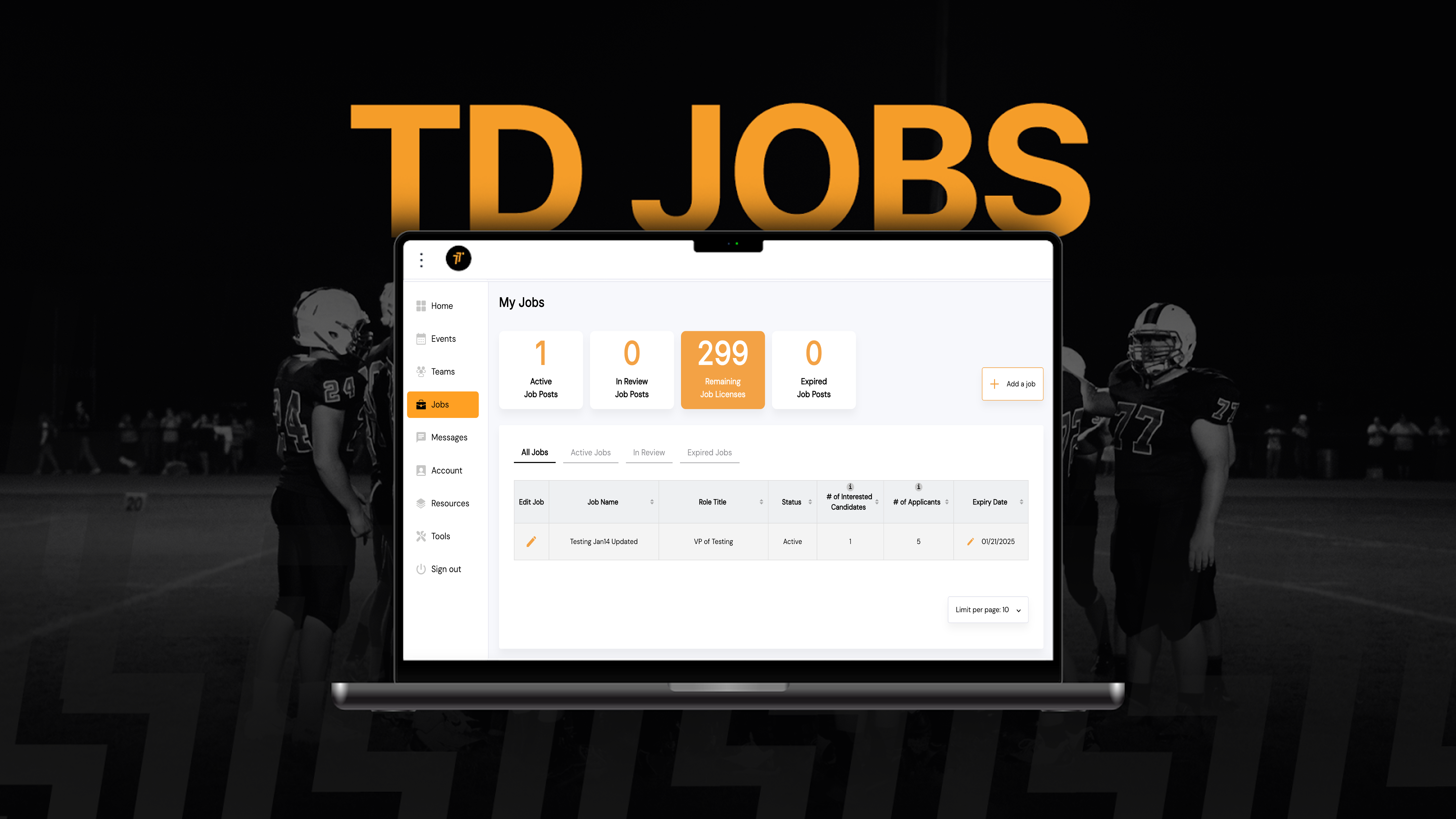 TD Jobs v2.0